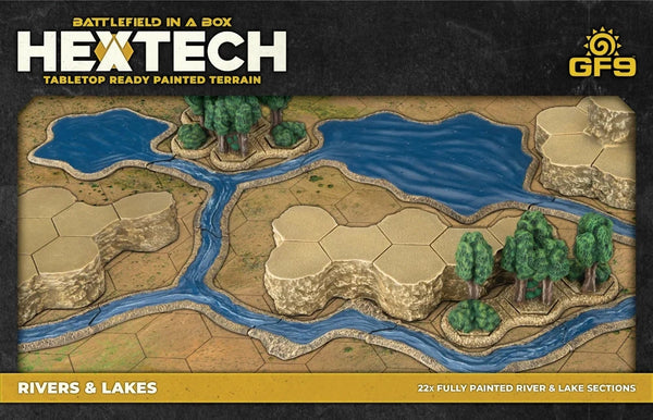 Battlefield in a Box: Hextech - Rivers and Lakes (x22)