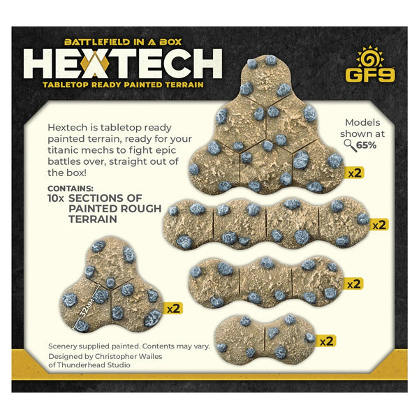 Battlefield in a Box: Hextech - Rough Terrain (x10)