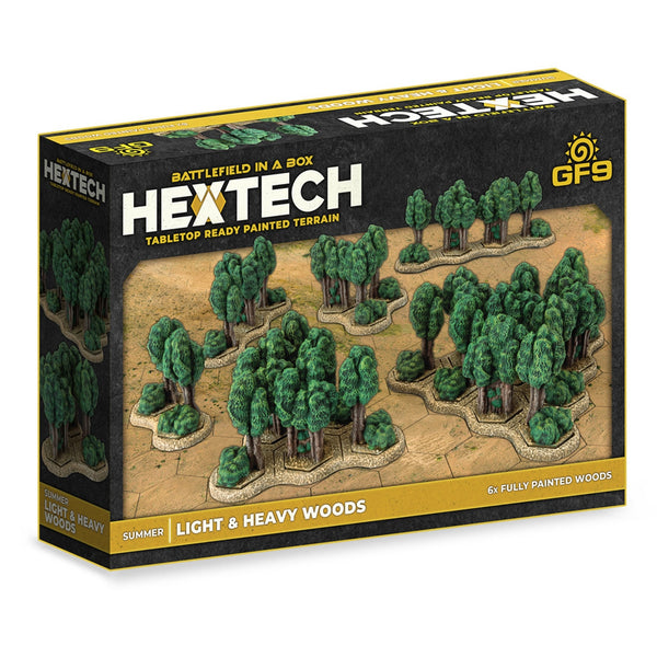 Battlefield in a Box: Hextech - Summer Light & Heavy Woods (x6 Green)