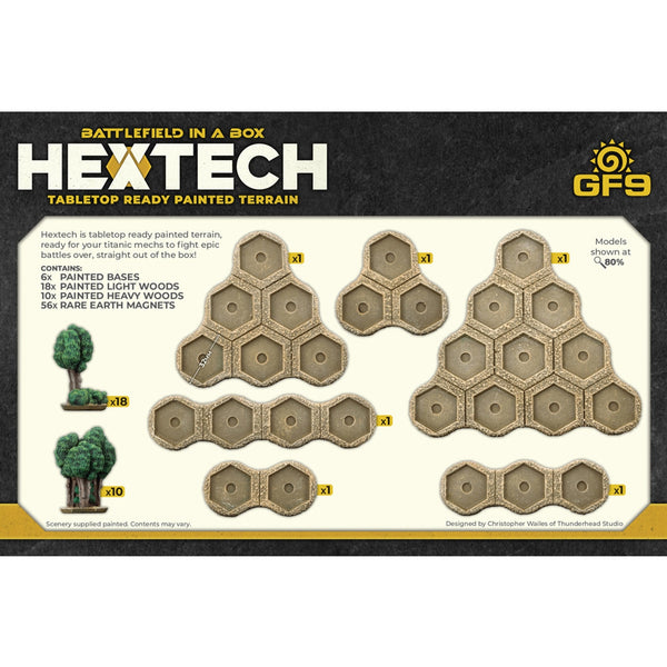 Battlefield in a Box: Hextech - Summer Light & Heavy Woods (x6 Green)