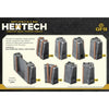 Battlefield in a Box: Hextech - Trinity City Fortress Walls (x24) - Grey