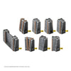 Battlefield in a Box: Hextech - Trinity City Fortress Walls (x24) - Grey