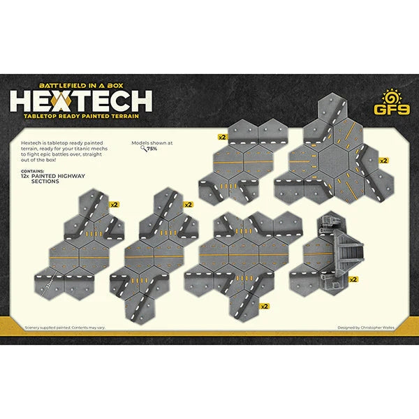 Battlefield in a Box: Hextech - Trinity City Highway Exits and Tunnels (x12)
