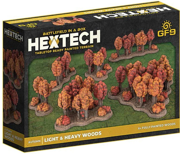 Battlefield in a Box: Hextech - Woods Light & Heavy - (x6 Autumn)