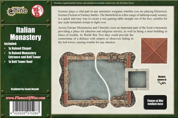 Battlefield in a Box: Mediterranean - Ruined Monastery (x1), Full Painted Terrain