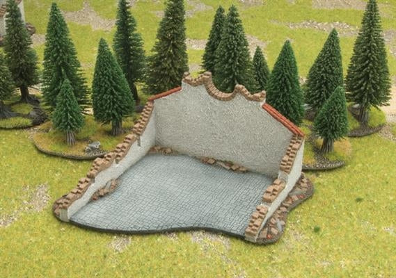 Battlefield in a Box: Mediterranean - Ruined Monastery (x1), Full Painted Terrain
