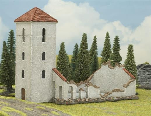Battlefield in a Box: Mediterranean - Ruined Monastery (x1), Full Painted Terrain