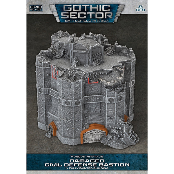 Battlefield in a Box: Mundus Imperialis - Civil Defense Bastion (Damaged x1)