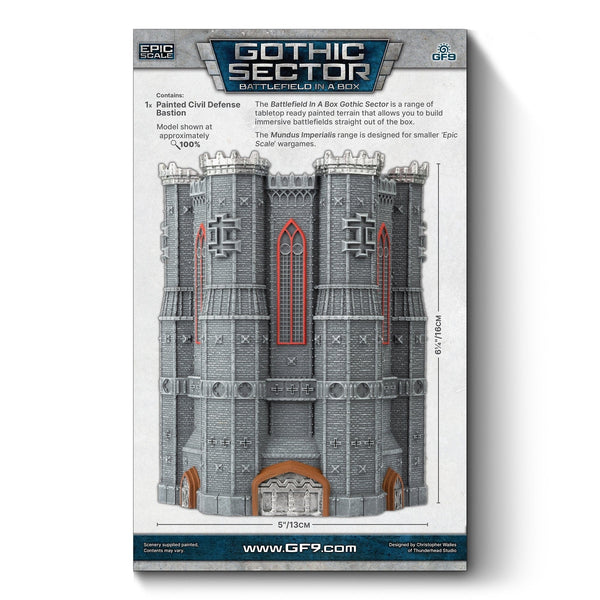 Battlefield in a Box: Mundus Imperialis - Civil Defense Bastion (x1)