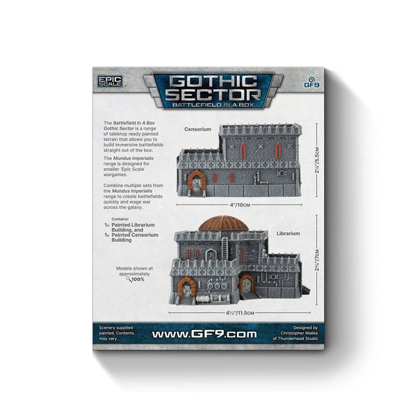 Battlefield in a Box: Mundus Imperialis - Librarium & Censorium (x2)