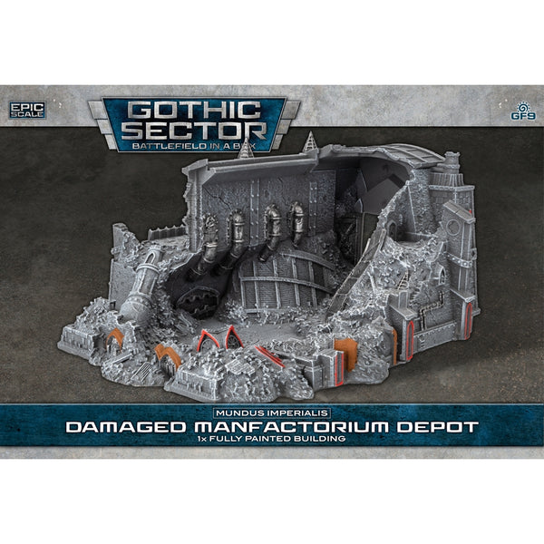 Battlefield in a Box: Mundus Imperialis - Manufactorium Depot (Damaged x1)