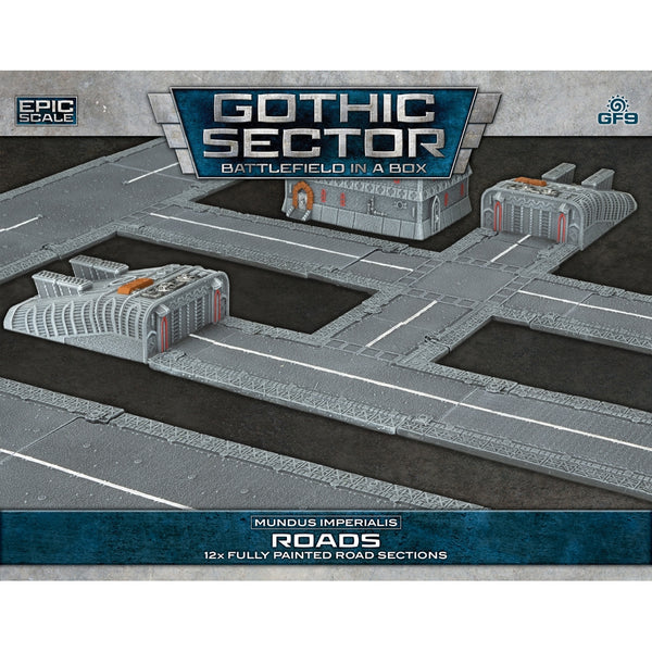Battlefield in a Box: Mundus Imperialis - Roads (x12)