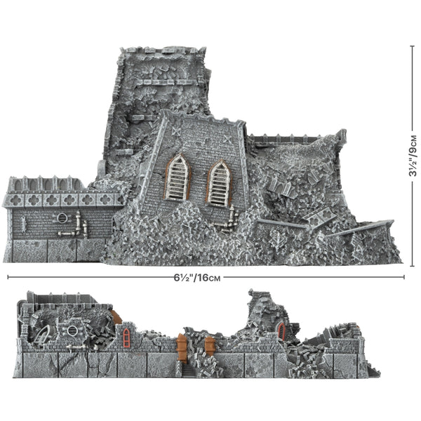Battlefield in a Box: Mundus Imperialis - Scholam (Damaged & Destroyed x2)