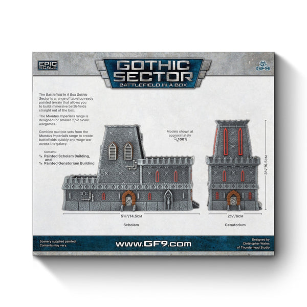 Battlefield in a Box: Mundus Imperialis - Scholam & Genatorium (x2)