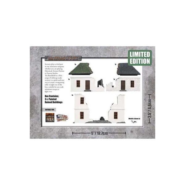 Battlefield in a Box: Ruins - Buildings (White/Grey - Limited Edition) (x3)