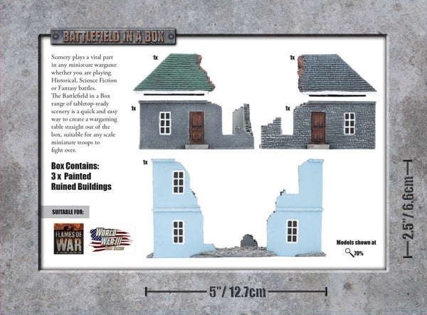 Battlefield in a Box: Ruins - Buildings (x3),