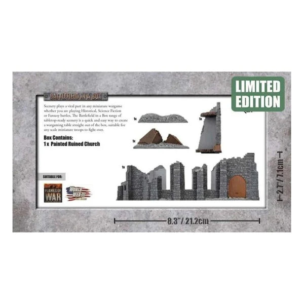 Battlefield in a Box: Ruins - Church (New Scheme - Limited Edition) (x1)