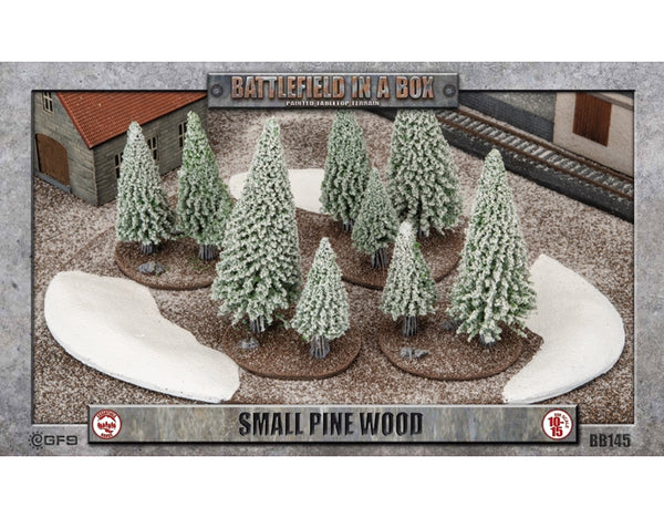 Battlefield in a Box: Small Pine Woods (Winter) (x1)