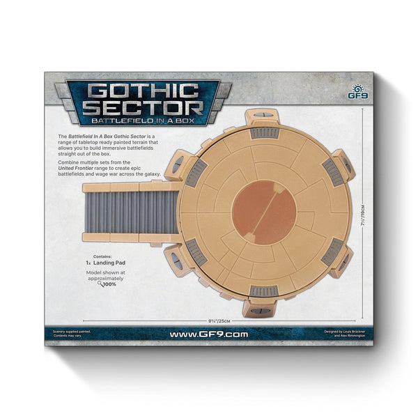 Battlefield in a Box: United Frontier Landing Pad (x1)