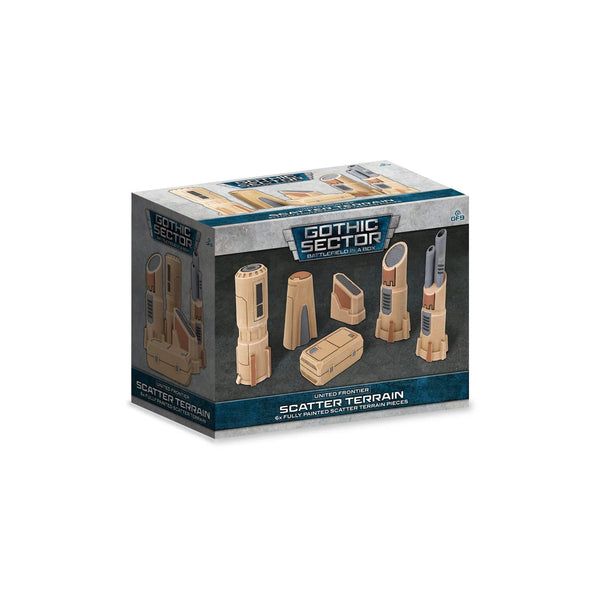 Battlefield in a Box: United Frontier Scatter Terrain (x6)