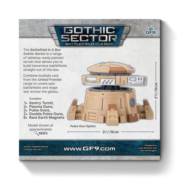 Battlefield in a Box: United Frontier Sentry Turret (x1)