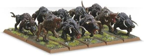 Beasts of Chaos: Chaos Warhounds (out of print)