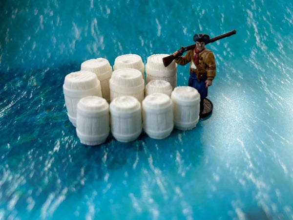 Blood & Plunder: 10 Resin Plastic Barrels