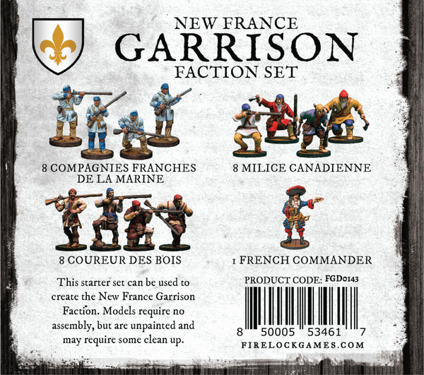 Blood & Plunder: New France Garrison Faction Set