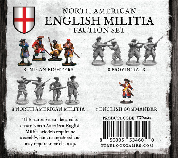 Blood & Plunder: North American English Militia Faction Set