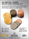 Board Game Upgrade Set: 50 Metal Coins