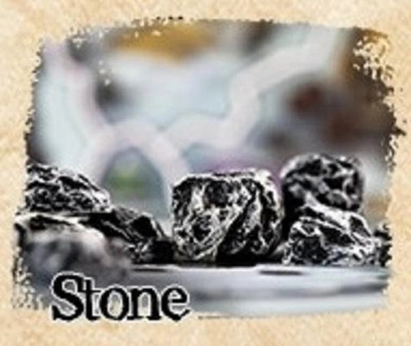 Board Game Upgrade: Painted Resin 10-pack Resource Tokens - Stone