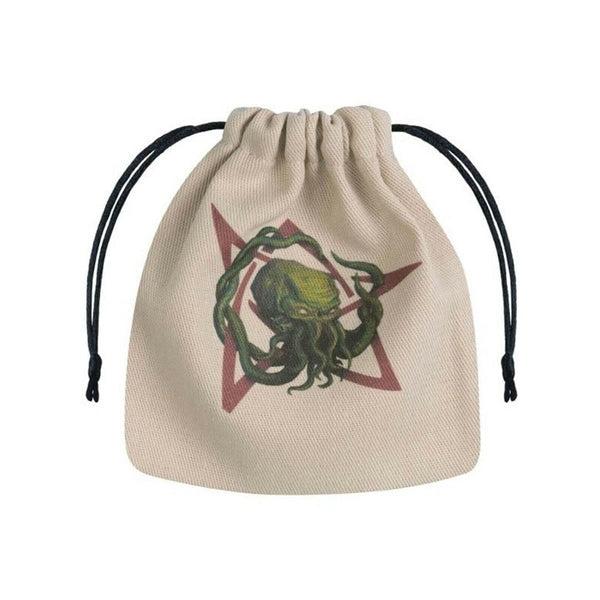 Call of Cthulhu: Beige & Multicolor Dice Bag