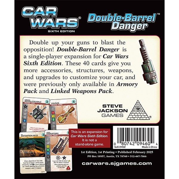 Car Wars: Double-Barrel Danger
