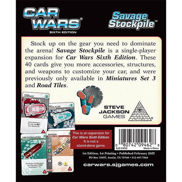 Car Wars: Savage Stockpile