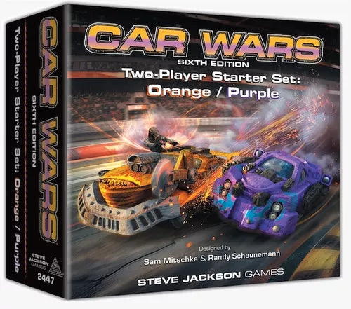 Car Wars Two-Player Starter Set Orange/Purple 6th Edition (presale)
