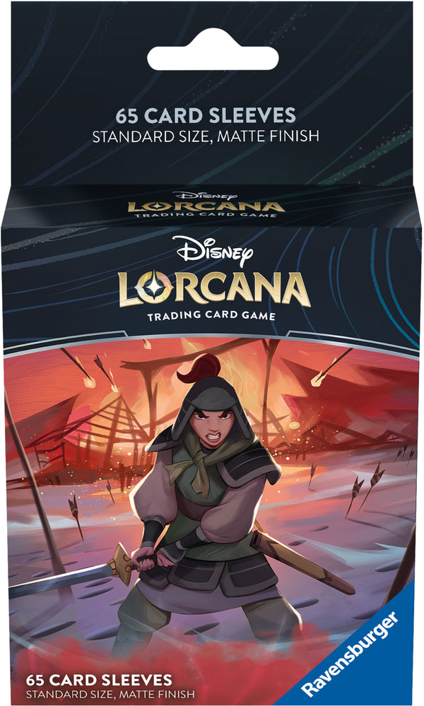 Card Sleeves: Disney Lorcana- Rise of the Floodborn- Mulan (65 ct.)