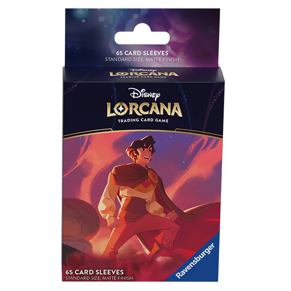 Card Sleeves: Disney Lorcana- Shimmering Skies- Aladdin (65ct) (presale)