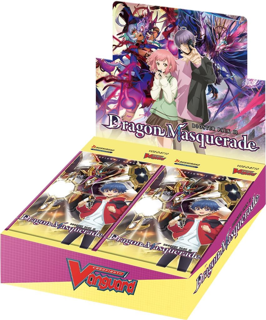 Cardfight Vanguard overDress: BT10 Dragon Masquerade Booster Display B | Lazarus Games Cardfight Vanguard overDress: BT10 Dragon Masquerade Booster Display B | Lazarus Games
