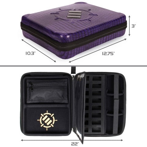 Case: ENHANCE Tabletop Series RPG Organizer Case - Dragon Purple