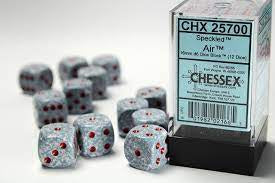 Chessex: Speckled - 16mm D6 Air (12)