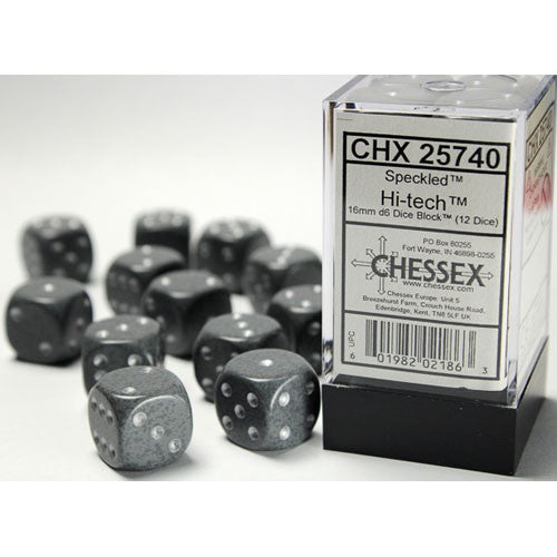 Chessex: Speckled - 16mm D6 Hi-tech (12)