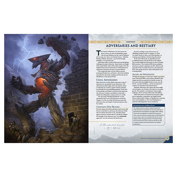 Cosmere RPG: Stormlight - World Guide (Hardcover) (presale)