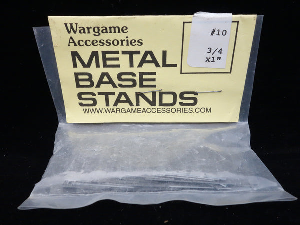 Wargame Accessories: Metal Base Stands - #10 (3/4 x 1