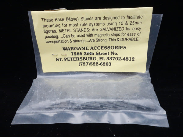 Wargame Accessories: Metal Base Stands - #10 (3/4 x 1