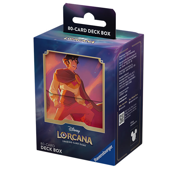 Deck Box: Disney Lorcana- Shimmering Skies- Aladdin (presale)