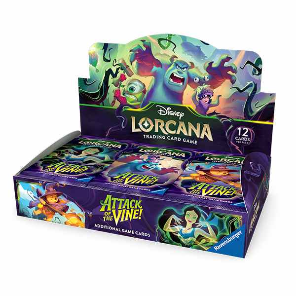 Disney Lorcana: Attack of the Vine!- Booster Box Case (x4 Displays) (p