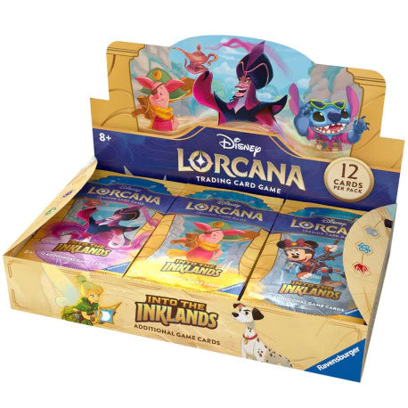 Disney Lorcana: Into the Inklands Booster Box Case (4 Booster Boxes)