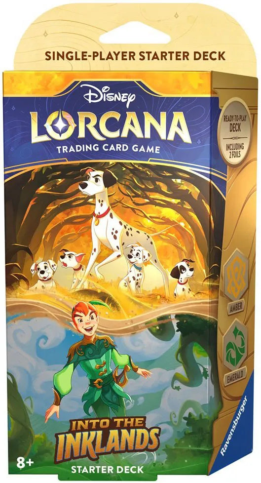 Disney Lorcana: Into the Inklands Starter Deck (Amber & Emerald)