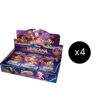 Disney Lorcana: Shimmering Skies Booster Case - x4 Booster Displays (presale)