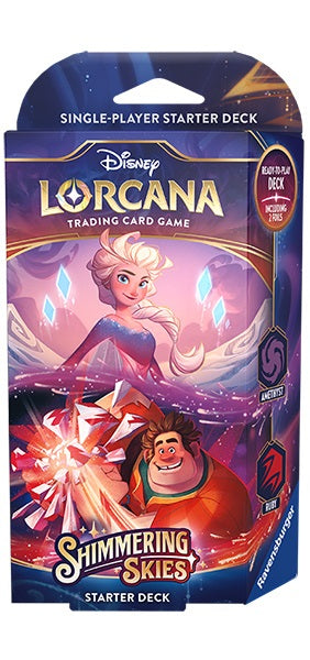 Disney Lorcana: Shimmering Skies Starter Deck - Amethyst & Ruby (presale)
